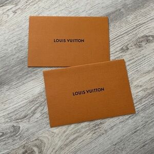 LOUIS VUITTON Card/Receipt Holders – Set of 2